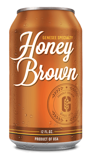 A can of Honey Brown